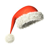 red Santa Claus hat