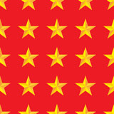 Seamless yellow stars background in vector