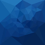 Egyptian Blue Abstract Low Polygon Background