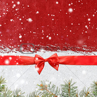 snowy glittering christmas or new year background