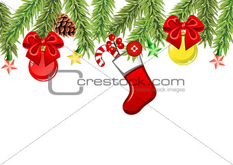 Christmas tree branches