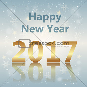 Greeting card for new year