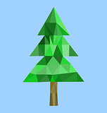 Polygon fur-tree image