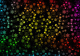 Colorful Christmas Background Texture