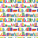 Colorful background with stylized books