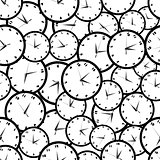 Seamless pattern with watches
