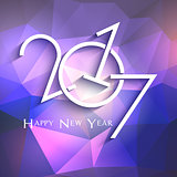 Low poly New Year design 