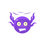 Free Falling Funny Octopus Emoji