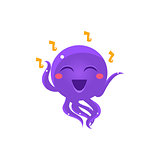 Dancing And Singing Funny Octopus Emoji