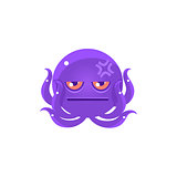 Funny Octopus With Headache Emoji