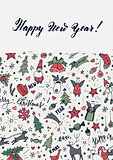 Modern New Year card or party design