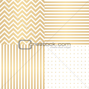 Abstract Simple Glossy Golden Seamless Pattern Background Collec