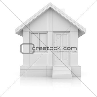 House in drawing style