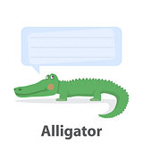 Alligator vector illustration