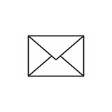Envelope thin line icon