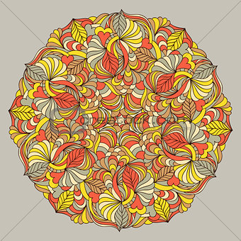abstract colorful mandala