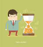 Time is money - business concept.