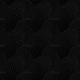 Color seamless abstract hand-drawn pattern, waves background