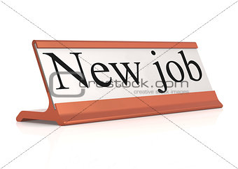 New job table tag isolated