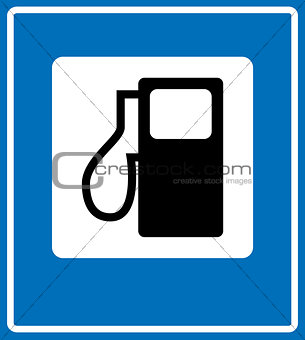 Fuel pump, gas station icon