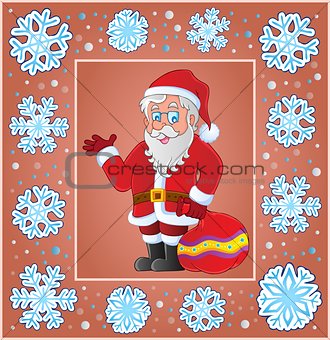 Christmas composition greeting card 7