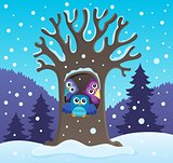 Owl tree theme image 2
