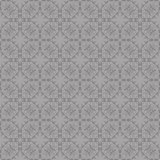 Grey Ornamental Seamless Line Pattern