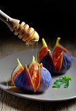 Honey dipper and figs
