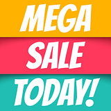 Mega sale banner