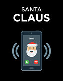 Marry Christmas phone call from Santa