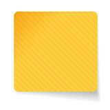 Yellow paper sticker vector