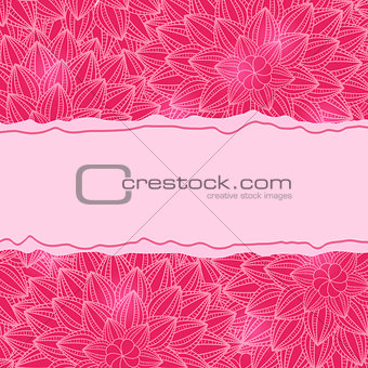 Stylish Pink Card