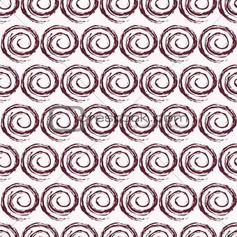Geometric Swirl Seamless Pattern with Spiral