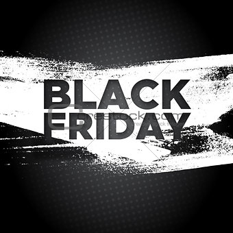 Black Friday promo banner vector background