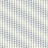 Seamless Pattern with Wavy Rows of Stars