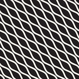 Vector Seamless Hand Drawn Diagonal Lines Pattern