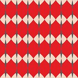 Tile pastel, red and grey vector pattern