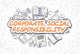 Corporate Social Responsibility - Business Concept.