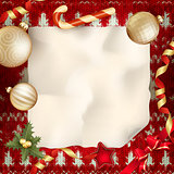 Holidays greeting and Christmas card. EPS 10