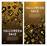 Halloween sale banner.