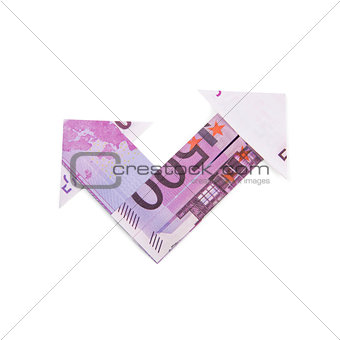 euro arrow origami