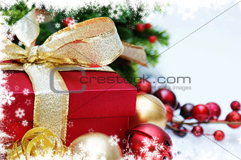 Christmas gift background