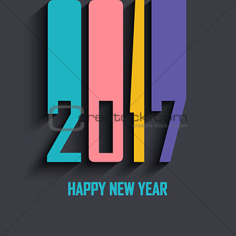 Modern Happy New Year background 