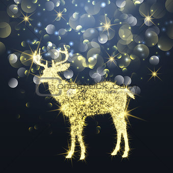 Sparkle Christmas deer 