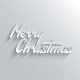 Merry Christmas lettering Greeting Card