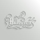 Halloween lettering Greeting Card