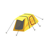 Small Yellow Bright Color Tarpaulin Tent