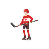 Hockey Player As A National Canadian Culture Symbol