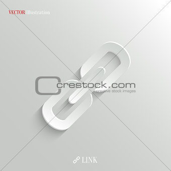 Link icon - vector web background