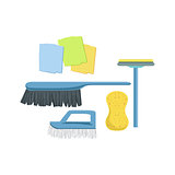 Cleaning Household Equipment Set